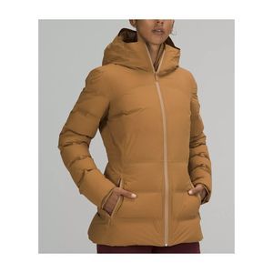 Lululemon Sleet Street Down Waterproof Jacket in Bold Beige SZ 2